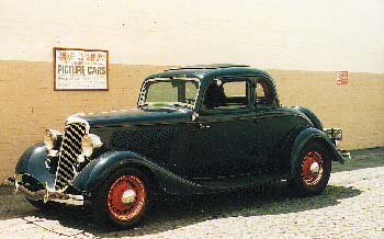 1934 Ford Coupe, Dark Blue