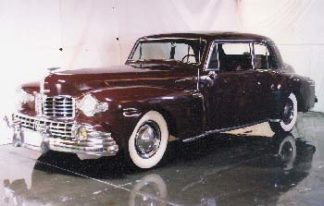1947 Maroon Lincoln Continental