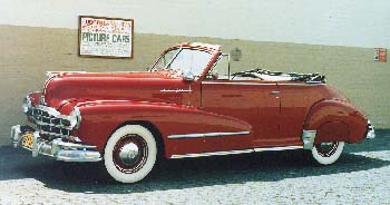 1948 Red Pontiac Convertible Coupe 2-door