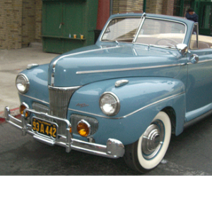 1941 Ford Super Deluxe Convertible, Blue