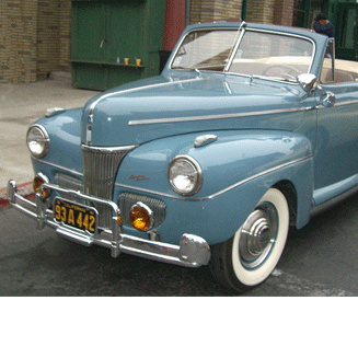 1941 Ford Super Deluxe Convertible, Blue
