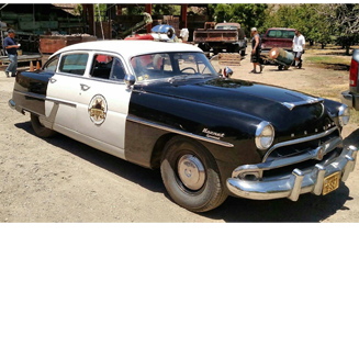 1954 Hudson Police-Sheriff Car, Black and White