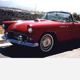 1955 Thunderbird, Red