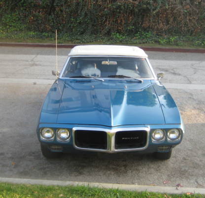 1969 Pontiac Firebird, Convertible, Blue