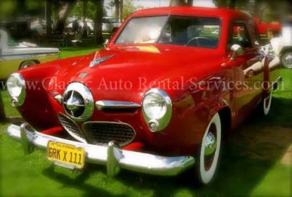 1950 Studebaker Champion: Red