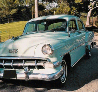 1954 Chevy Club Sedan Green