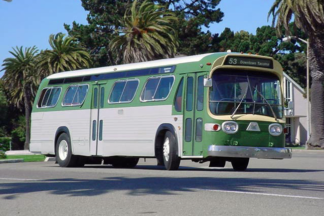 1960 Regional Transit Bus Green and white