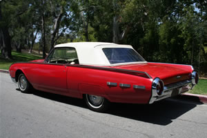 1962 Ford Thunderbird Convertible, Red