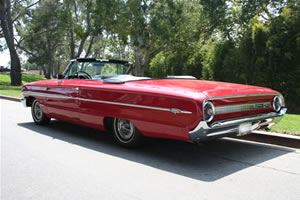 1964 Ford Galaxie Convertible Red