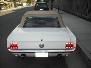1966 Mustang Convertible, White