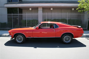 1970 Ford Mustang Fastback, Orange