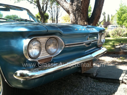 1964 Chevrolet Corvair, Convertible, Blue with White Top
