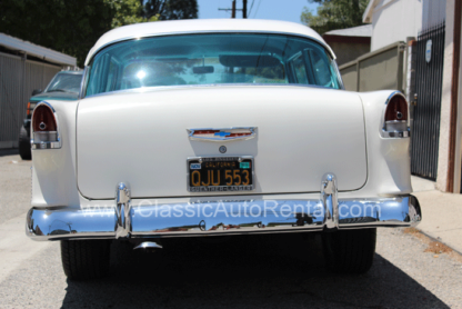 1955 Chevrolet Bel Aire 2 door Hard Top Blue and White