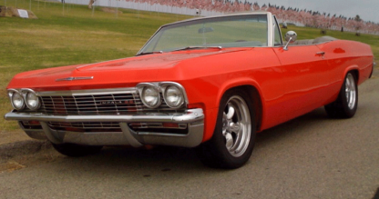1965 Chevy Impala Red Convertible