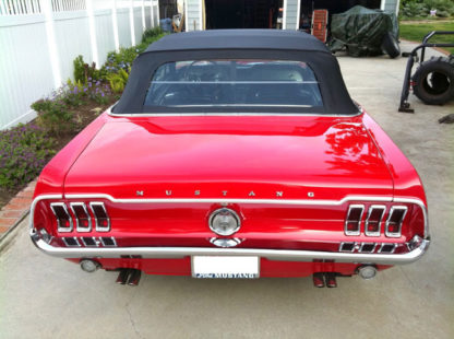 1967 Mustang Red