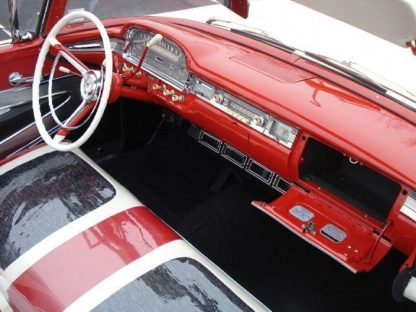 1959 Ford Skyliner Convertible, Red and White