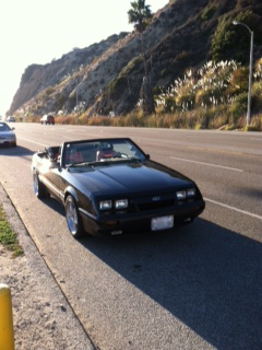 1986 Mustang GT Convertible, black 
