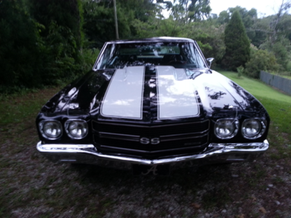 1970 Chevy SS Chevelle, Black with White