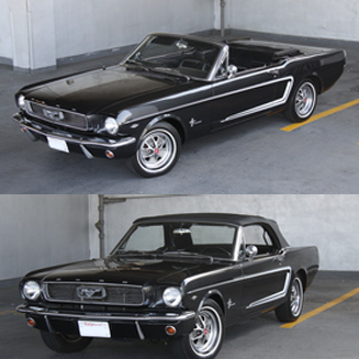 1965 Ford Mustang Black Convertible