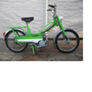 1980 Moped Green