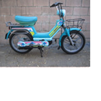 1980 Moped Blue