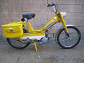 1980 Moped Yellow