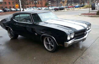 1970 Chevy SS Chevelle, Black with White