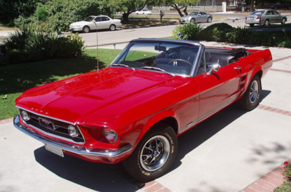 1967 Mustang Red
