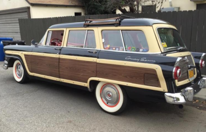 1956 Ford Country Squire Wagon, Black